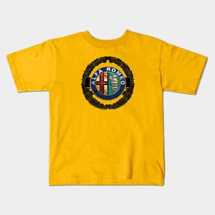 Vintage Alfa Romeo Kids T-Shirt